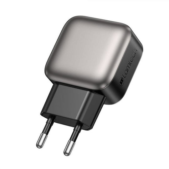 Lamtech Φορτιστής Χωρίς Καλώδιο με Θύρα USB-A 18W Quick Charge 3.0 Γκρι (LAM980473)