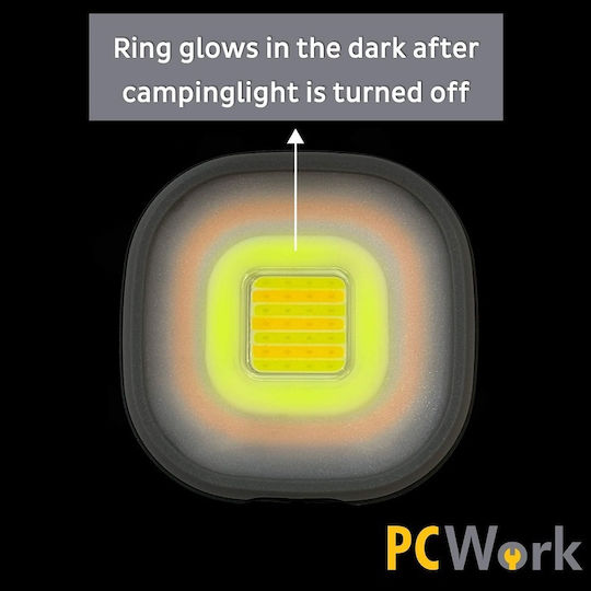 Pcwork Led Rechargeable Waterproof Camping Light with Flashlight 450lm