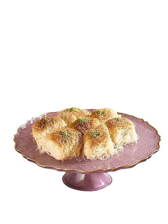 Aithrio Tortieră Ceramică cu Picior Roz