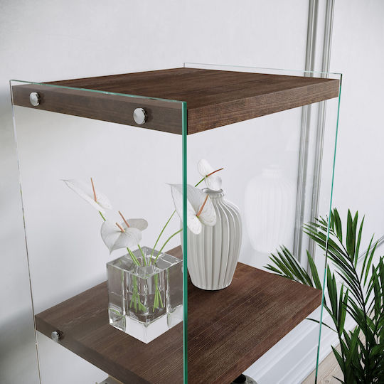 Bibliothek Walnuss 40x35x120cm