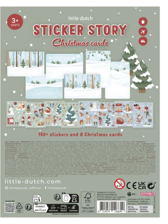 Little Dutch Christmas Sticker Set