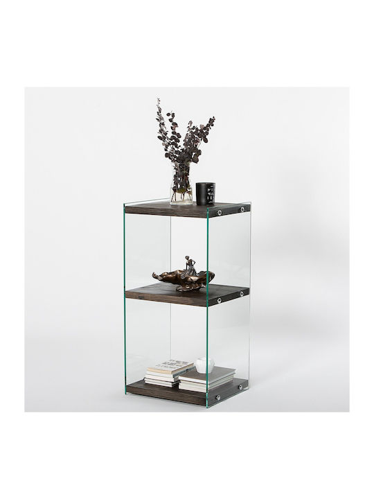Anthracite Bookcase 40x35x80cm
