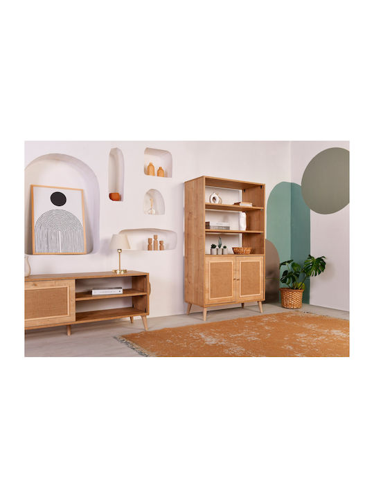 Βιβλιοθήκη Jut Oak 90x40x110εκ.