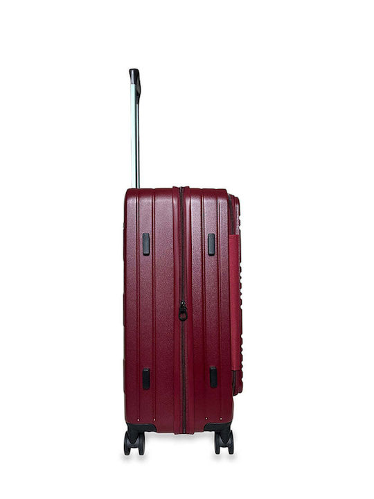 Large Pc Hydra Burgundy Suitcase