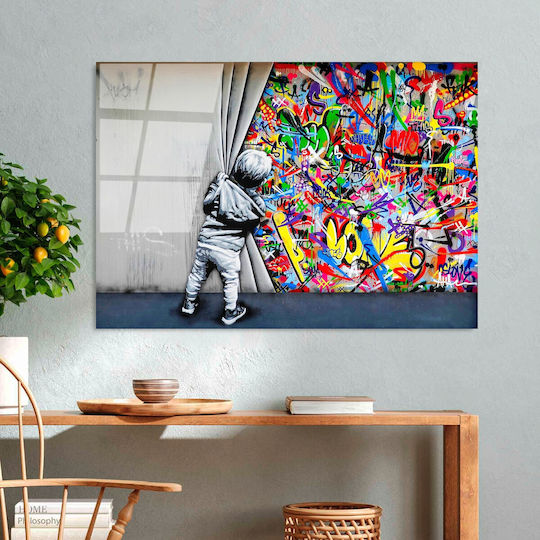 Wallity Πίνακας Γυάλινος 100x70cm