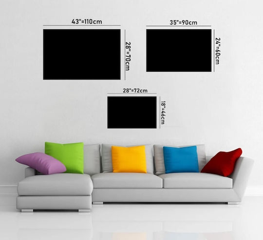 Wallity Painting Glass 46x72cm