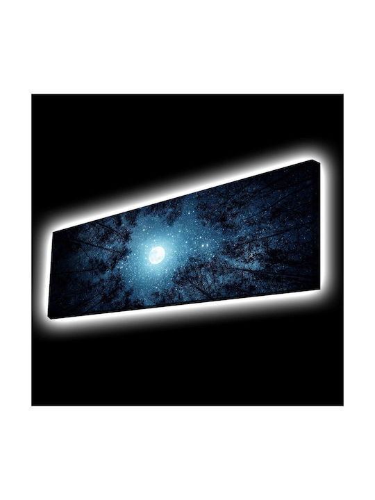 Wallity Painting on Canvas with LED Lighting 90x30cm