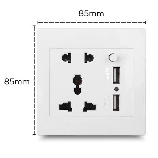 Versteckte Kamera WiFi Steckdose mit Eingebautem Speicher 16GB