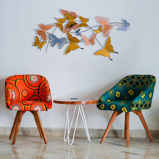 Decor Perete Fluturi 279enz2518 105x8x57cm Multi Wallity Metal
