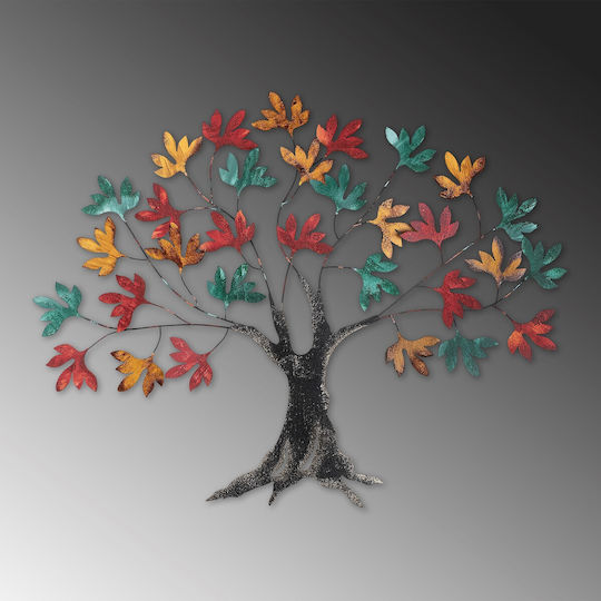 Wallity Wall Decor Yggdrasil Multicolour Metallic 115x4x94cm