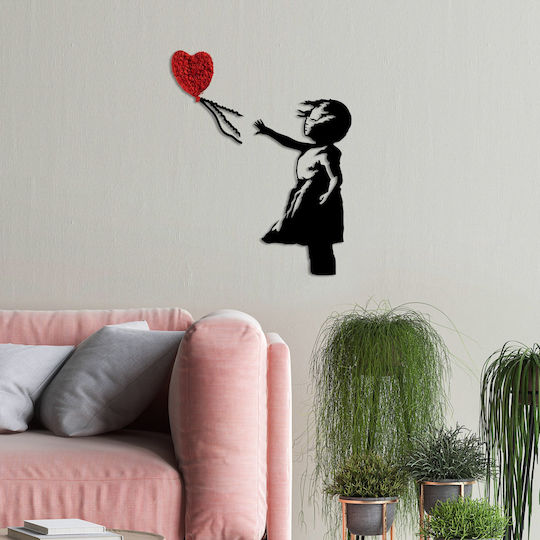 Wallity Σιλουέτα Banksy 105x85cm