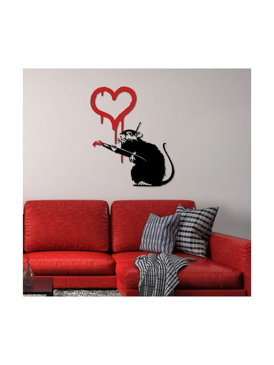 Wallity από Μέταλλο Banksy 70x60cm