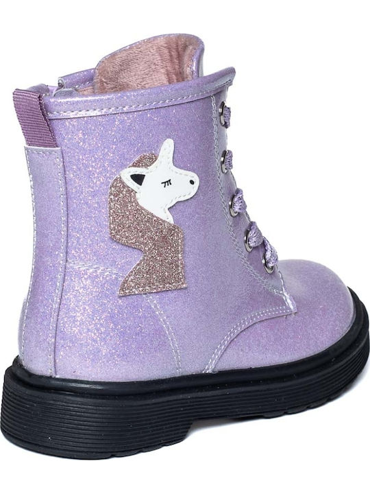Kinderstiefeletten Lila