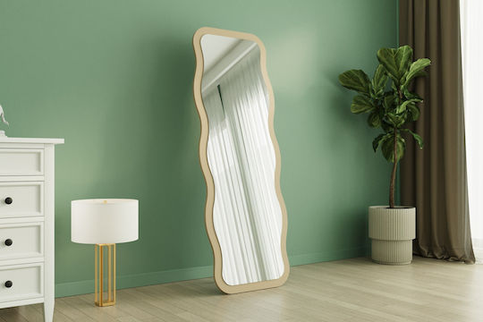 Стенно огледало Aror 116sam1193 50x2.2x86см Пясък Hanah Home MDF