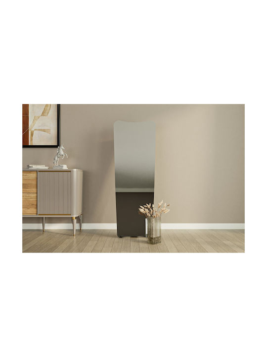 Vitros Wall Mirror 116sam1179 55x2.2x150cm Black Hanah Home MDF