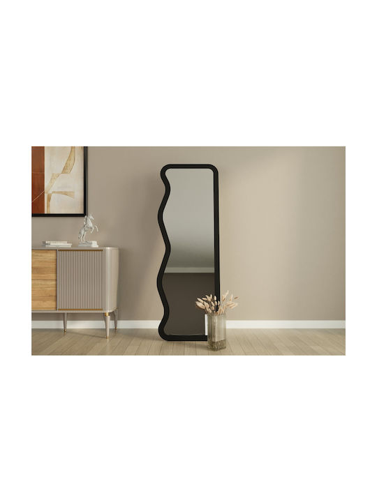 Asel Wall Mirror 116sam1180 50x2.2x160cm Black Hanah Home MDF