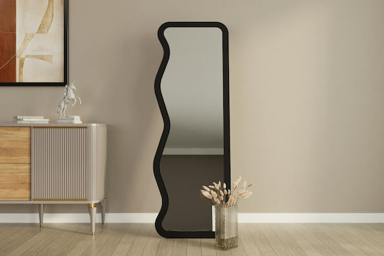 Огледало за стена Asel 116sam1180 50x2.2x160см Черно Hanah Home MDF