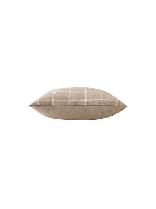 Atmosphera Sofa Cushion Everest Douceur D'intérieur 100% Cotton Beige 45x45cm