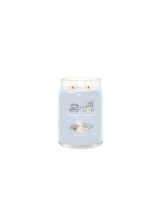 Yankee Candle Aromatic Candle Signature Jar With Perfume A Calm & Quiet Place 567gr