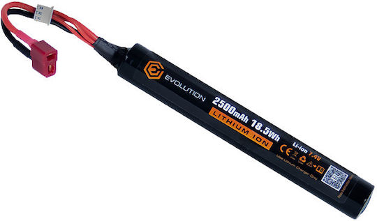 Evolution Li-ion Battery 7.4V 2500mAh T-Plug for RC Vehicle