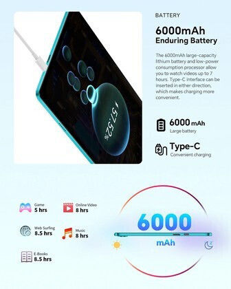 Teclast P33 10.1" Tablet (3GB/64GB/Πληκτρολόγιο/Ποντίκι/Στυλό Αφής/Θήκη/Βάση) Μπλε