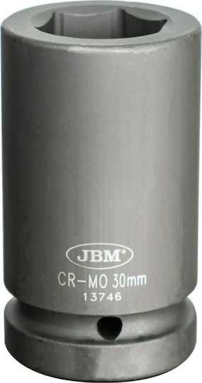 JBM Nuss Sechskant mit Vierkant-Antrieb 1" Durchmesser 33mm 1Stück