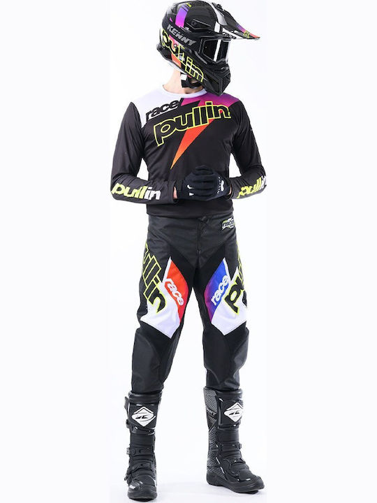 Pull-In MX Challenger Ανδρική Μπλούζα Motocross Μακρυμάνικη Neon