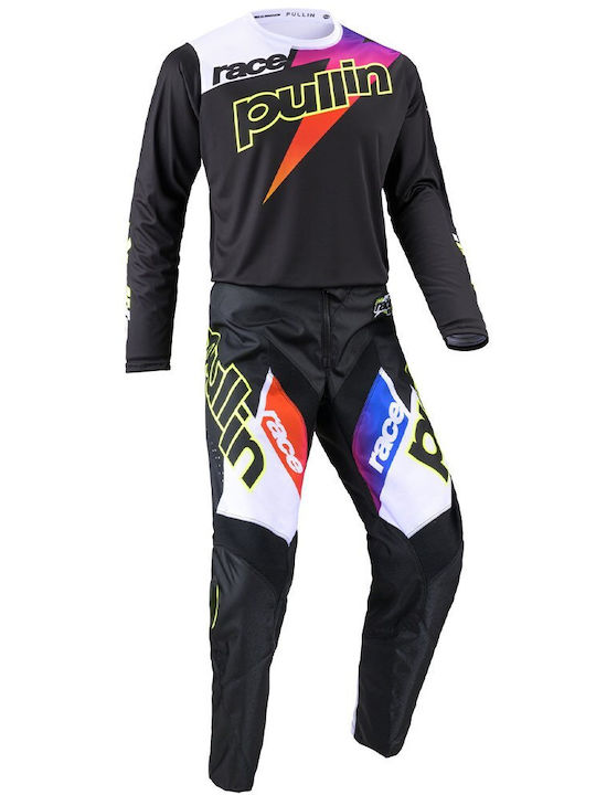 Pull-In MX Challenger Ανδρική Μπλούζα Motocross Μακρυμάνικη Neon