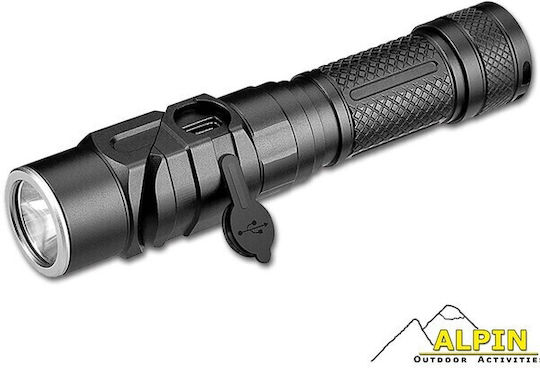 Alpin Lumină de lucru și de sit, cu baterie Lanternă LED cu Luminozitate Maximă 1500lm Negru