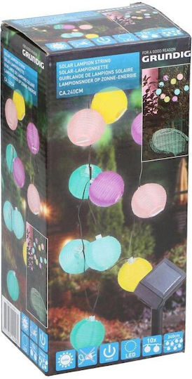 Grundig 14106 Hanging Solar Light Traffic light with Photocell