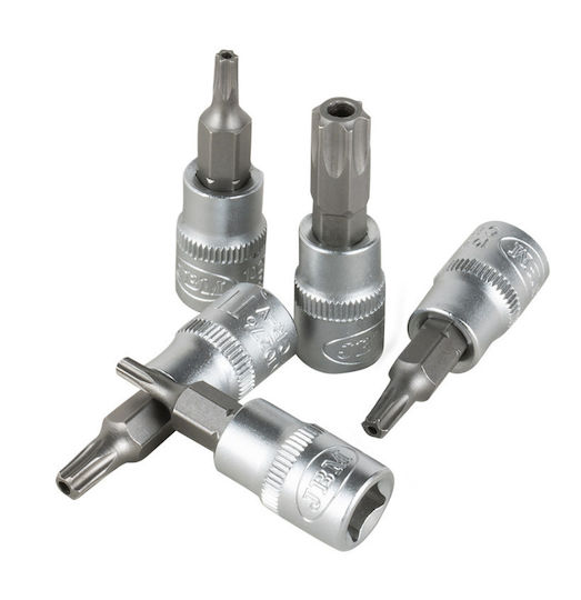 JBM Socket with Motor Torx and Socket 1/4'' Set 7pcs