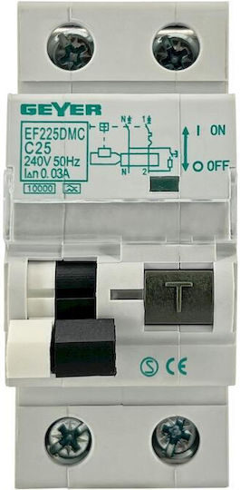 Geyer Phase Relays Leckage der Erde 25A Double Pole