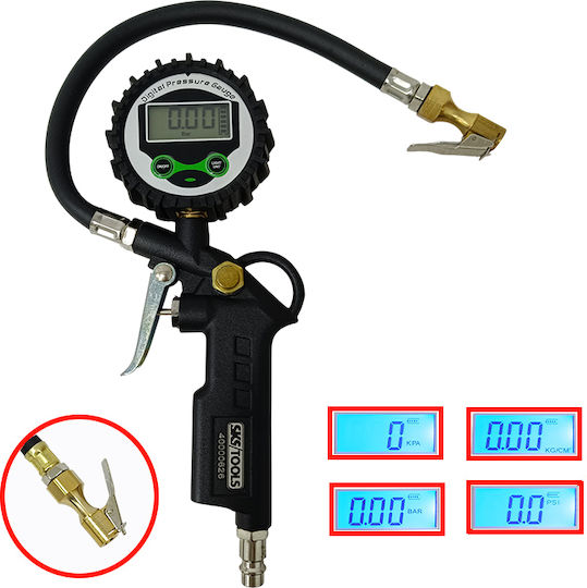 SKS Tools 40000626 Ψηφιακό Αερόμετρο Μέγιστης Πίεσης 12bar