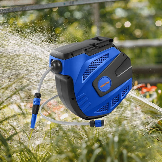 Wadfow Automatic Watering Wind Wall Mounted with Hose 15m