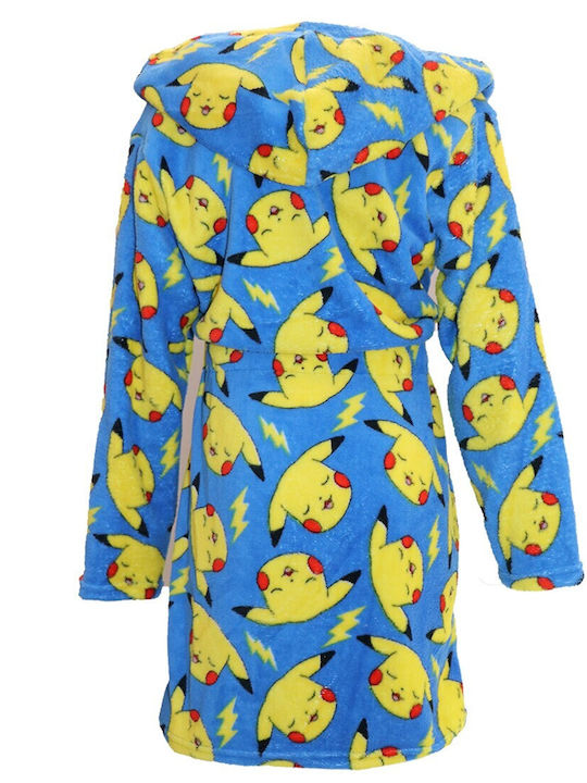 Kids' Robe Winter Fleece Coral, Blue Pokémon