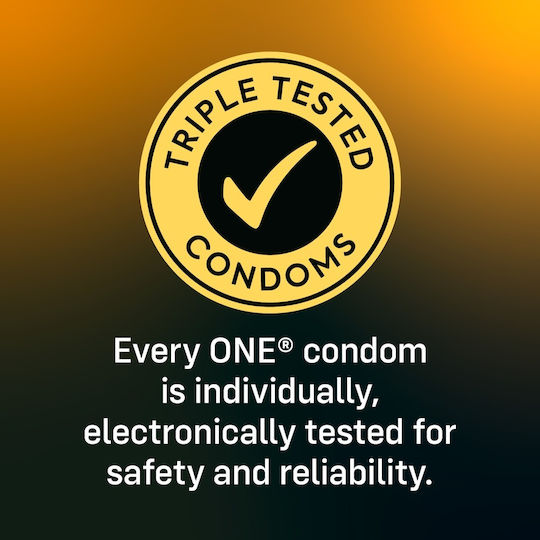One Jewellery Condoms 1pcs 56mm for Large Sizes Natural Vegan