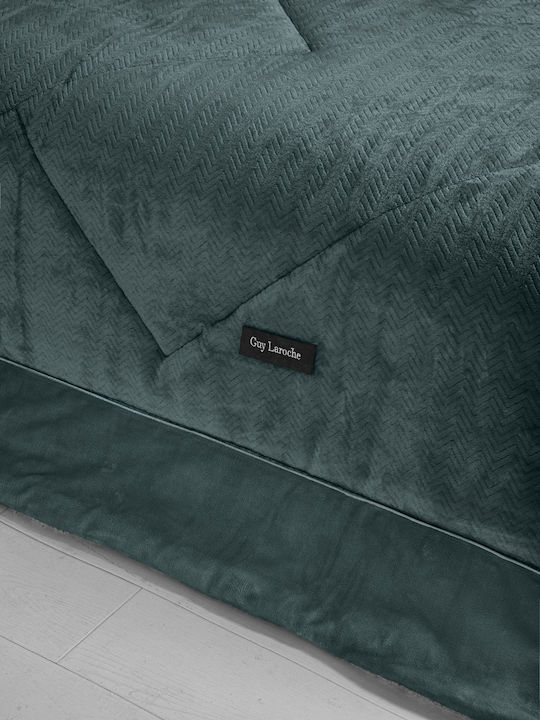 Guy Laroche Duvet Cover Queen 220x240cm Moore Emerald 780 GSMGsm