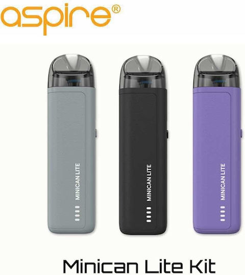 Aspire Minican Vaporizer με Ενσωματωμένη Μπαταρία Γκρι