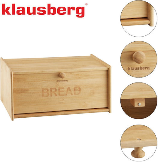 Klausberg Ψωμιέρα από Bamboo Καφέ 39.5x24.5x18cm