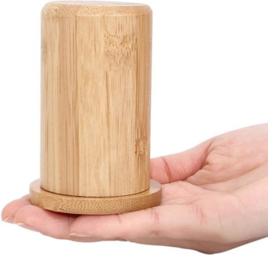 Hölzernes Massive Bambus Zahnstocher-Etui Solid Bamboo Wooden Toothpick Holder Molfs Hölzernes Massive Bambus Zahnstocher-Etui Solid Bamboo Wooden Toothpick Holder Molfs