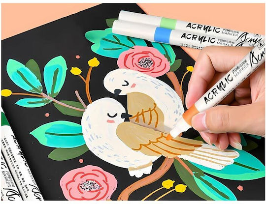 Neon Drawing Markers Set 12pcs