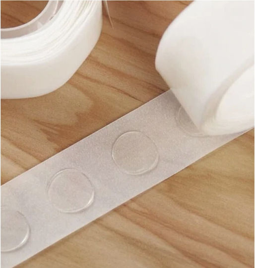 Selotape Runde Doppelter Seite Ø1cm 100Stücke/Rolle
