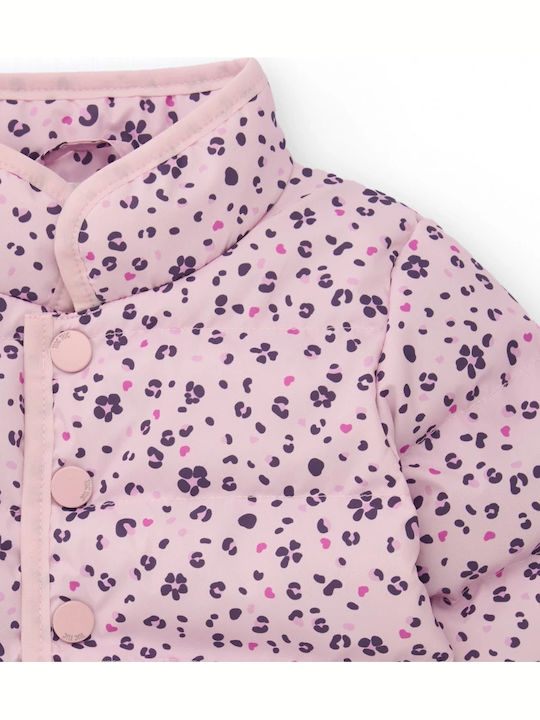 Kids' Casual Jacket with Lining Pink With Purple