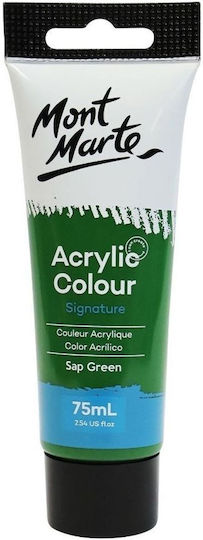 Mont Marte Signature Set Culori Acrilice Pictură 26 Sap Green 75ml 1buc
