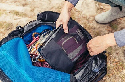 Gregory Reisetasche Zurück 60Es Braun Stoff L60xB32.4xH38.1cm