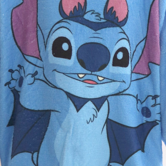 Disney Κουβέρτα Fleece Lilo & Stitch Μπλε 160εκ.
