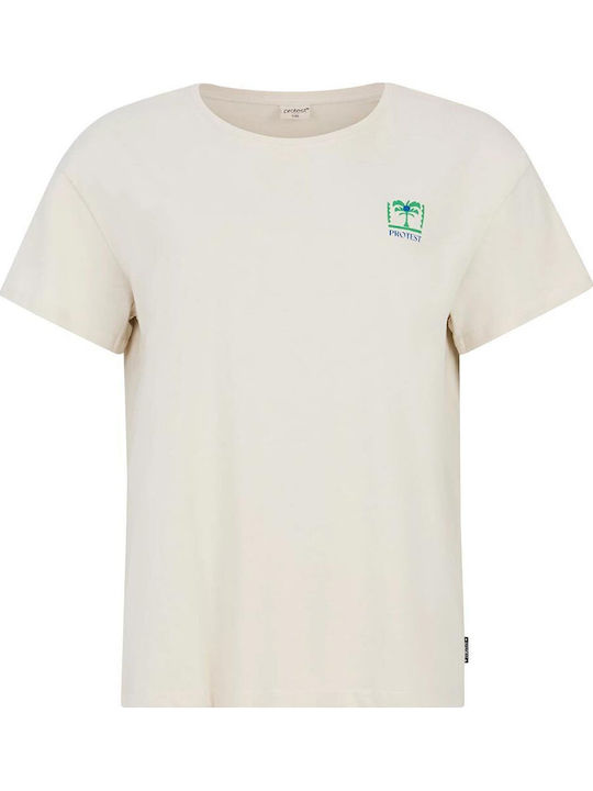 Γυναικείο T-shirt Εκρού