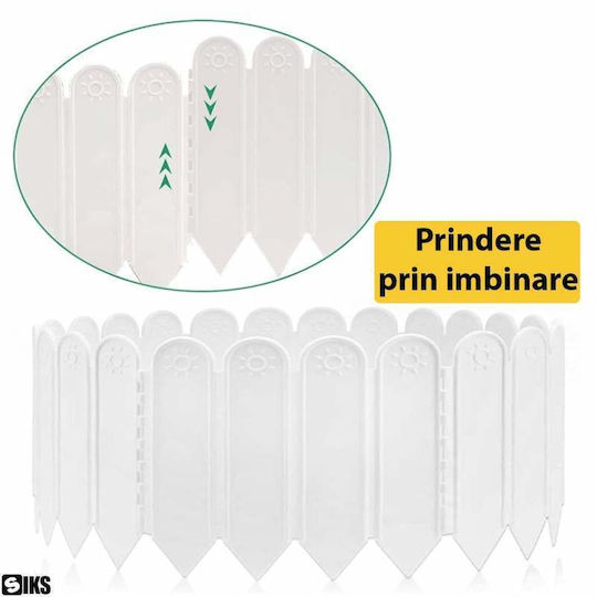 Garden Fencing Material 6pcs White
