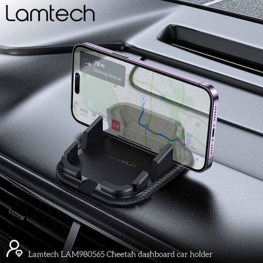 Lamtech Βάση Κινητού Αυτοκινήτου Μαύρη