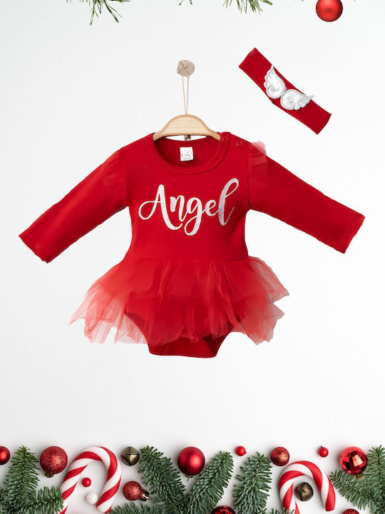 Pabbuc Baby Red Bodysuit